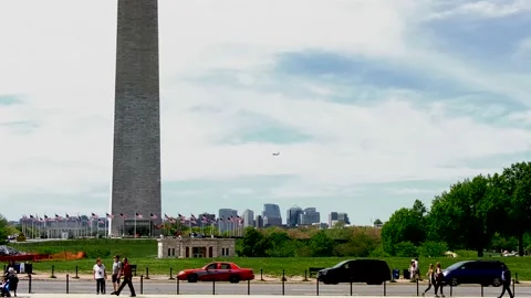 Washington Monument Mid Summer Stock Footage 170912955