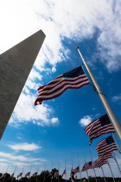 The Washington monument Stock Photos