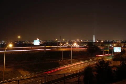 Washington Monument Time Lapse Video stock 52544162