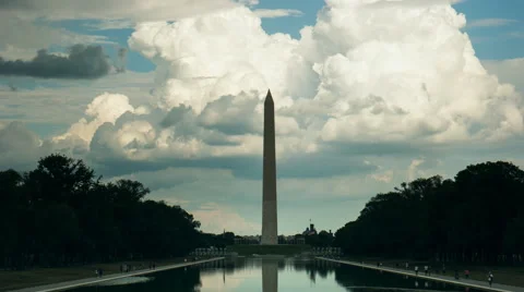 Washington monument time lapse Video stock 57220857