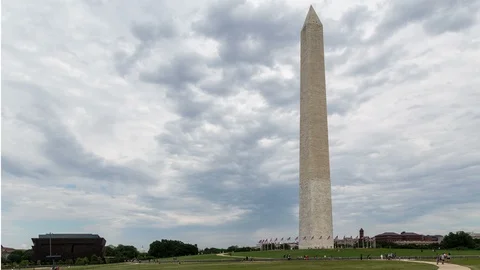 Washington Monument Timelapse Video stock 86341823