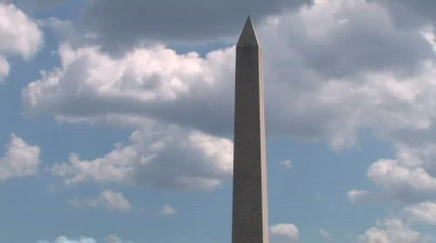 Washington Monument Timelapse - Washington, DC Stock Footage