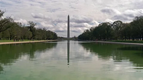 Washington Monument Timelapse, Washington DC [4K] Stock-Footage 164570797