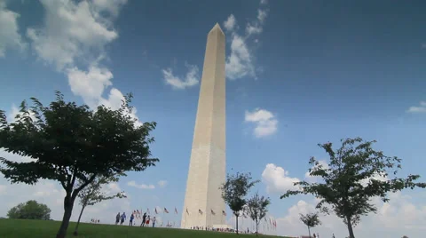 The Washington Monument in Washington DC Video stock 55451876