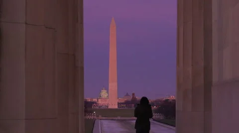 Washington Monument in Washington DC Stock Footage 60029628