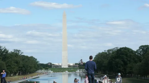 Washington Monument in Washington DC Stock Footage 60642176