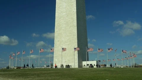 Washington Monument in Washington DC 스톡 동영상 70141597