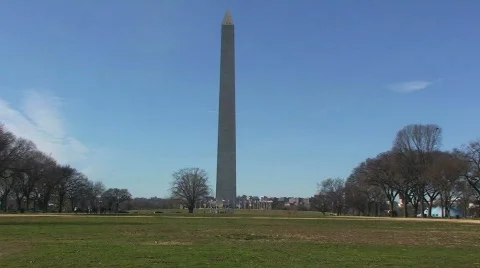 Washington Monument – Zoom In Stock Footage 271153