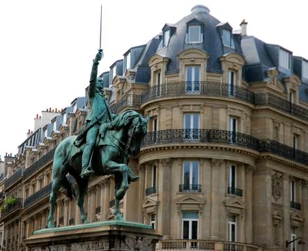 Washington in Paris 库存照片