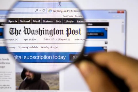 The washington post Stock Photos