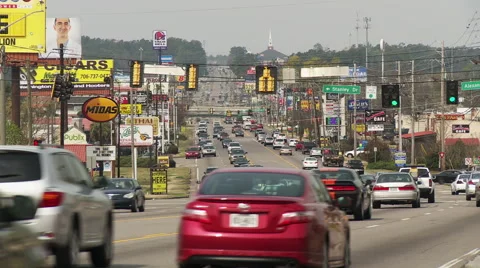 Washington Road Traffic Vídeo Stock 48816305