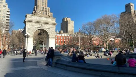 Washington Square Arch Stock Photos