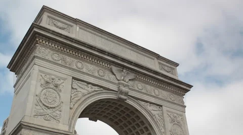 Washington Square Arch TIme lapse Stock Footage 63467628