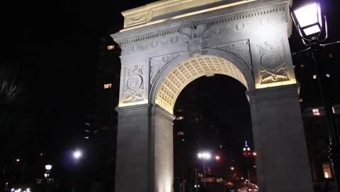 Washington Square park - NYC Stockbeeldmateriaal 1089590