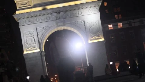 Washington Square park - NYC Stockbeeldmateriaal 1089662