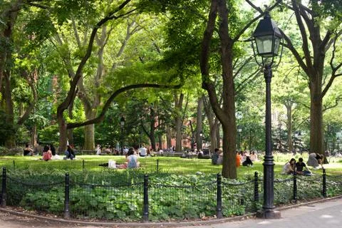 Washington square park Stock Photos