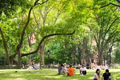 Washington square park Stock Photos