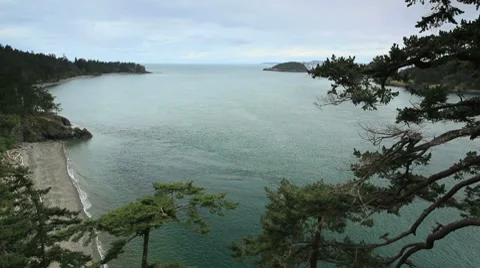 Washington State bridge view Stock Footage 8577120