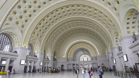 Washington Union Station Stock Footage 305123588