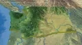 Washington - United States, region extruded. Topography 4k or 4k+ Resolution