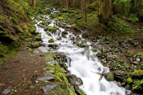 Washington Waterfall Stock Photos