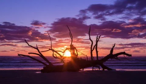 Washup sunset Stock Photos