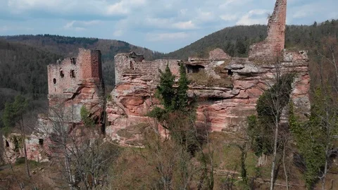 Wasigenstein Castle Stock Footage 128939309