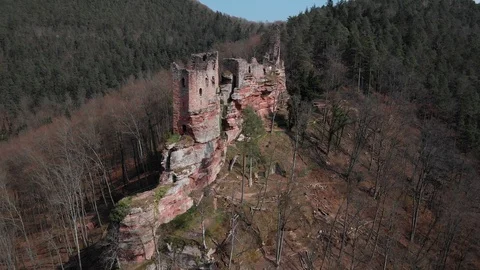 Wasigenstein Castle Stock Footage 128939860