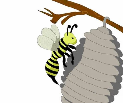 Wasp Stock Illustration
