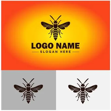Wasp logo vector art icon graphics for company brand business icon wasp Log.. Stock-Illustration