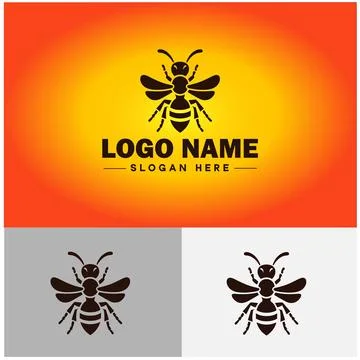 Wasp logo vector art icon graphics for company brand business icon wasp Log.. Stock-Illustration