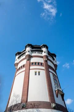 Wassertower of Mönchengladbach Stock Photos