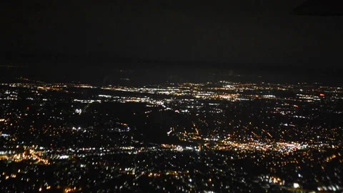 A wast metropolitan at night Stock Footage 197104352