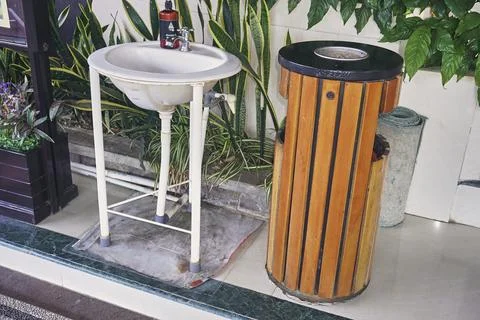 The waste basket Stock Photos