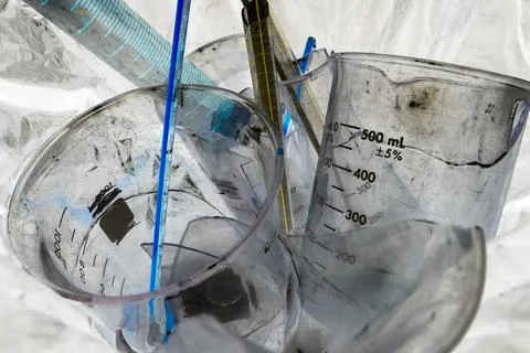 Waste of broken Stockfoto's