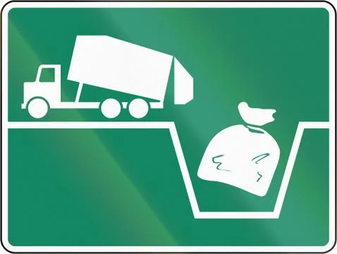 Waste Dump in Canada Stock Illustration