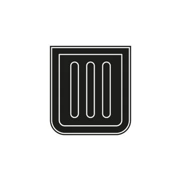 Waste icon - trash bin, recycle garbage can Illustrazione stock