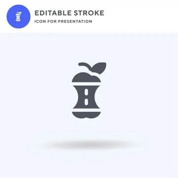 Waste icon vector, filled flat sign, solid pictogram isolated on white, logo  Stock Illustration