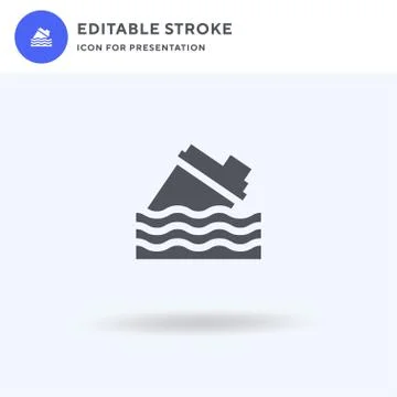 Waste icon vector, filled flat sign, solid pictogram isolated on white, logo Stock Illustration