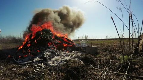 Waste incineration Stock Footage 49171956