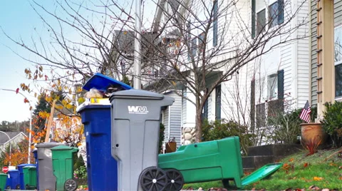 Waste Management Stock Footage 32549252