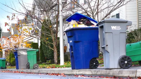 Waste Management Stock Footage 32549454