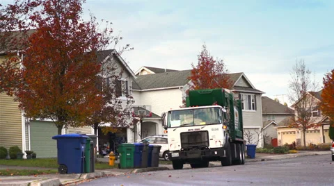 Waste Management Stock Footage 32549927