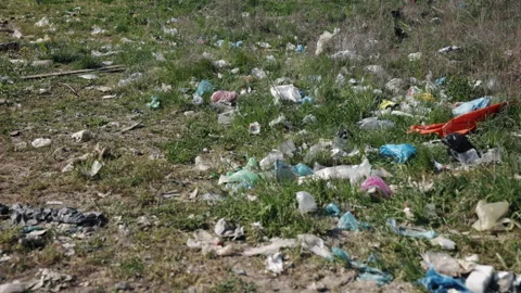 Waste neglect, Waste problem, Overwhelming heap Stock-Footage 305509514