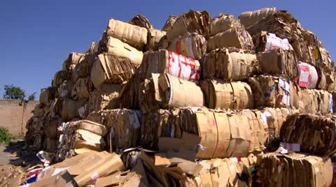 Waste paper Stock Footage 11684304