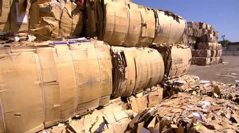 Waste paper Stock Footage 11684640