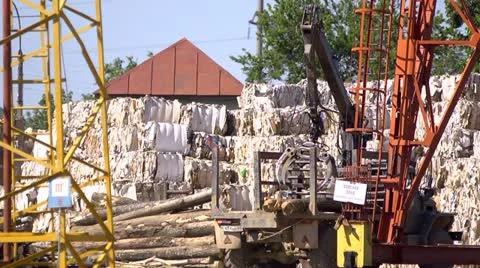 Waste paper Stock Footage 11685724