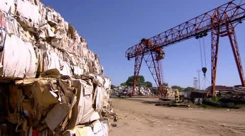 Waste paper Stock Footage 11685983