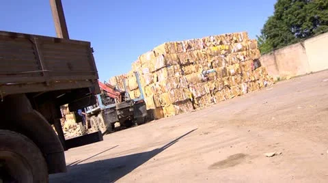Waste paper Stock Footage 11686238