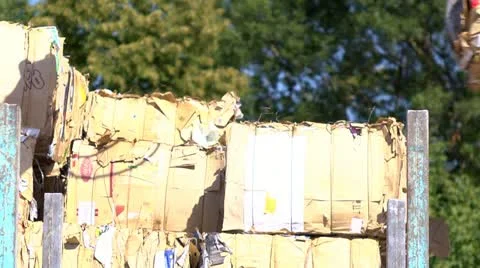 Waste paper Stock Footage 11686548